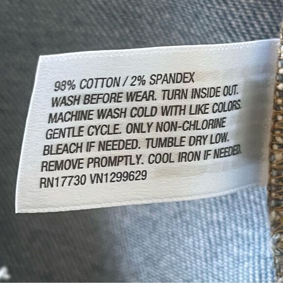 New With Tags Art Class Girls Distressed High Rise Mini Skirt Size L 10/12 - Picture 6 of 7